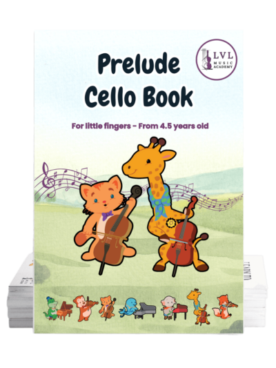 Prelude cello book for kids 4.5 years old and above